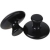 ANCLLO 2Pcs Hot Stones Mushroom Shaped Massage Stones Warmer Natural