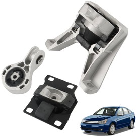 munirater 3PCS Engine Motor & Trans Mount Set Replacement for 2008 2009 2010 2011 Focus 2.0L A5495 A5322 A2986