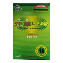 Sookwang Kanghwa Mini Moxa, Herb Stick, 3 Color Types_180 ea_1Box (Green(mid))