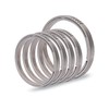 TIKIDESIGN Titanium Key Rings, 30/25 mm Key Ring with Side