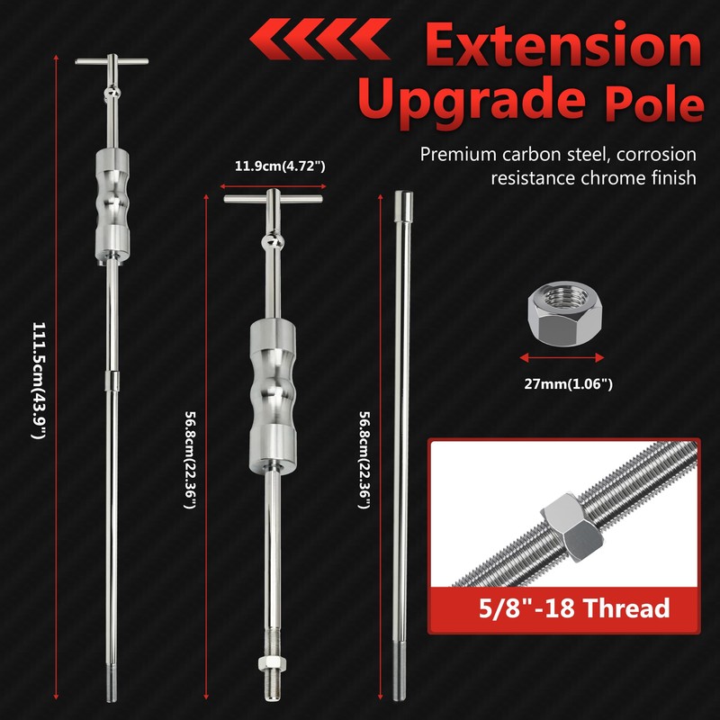limontek Inner CV Axle Puller Removal Tool with Slide Hammer
