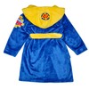 Fireman Sam Boys' Coral Fleece Bathrobe with Hood Dressing Gown