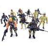 Qiandier 12 Pcs Military Team Action Soldiers Special Force Marine