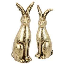 Decorative Bunny Easter Bunny Decorative Rabbit Easter Decoration Ceramic Rabbit Easter Spring Decoration Decoration for Wreaths Easter Wreaths Easter Figure Spring Decoration Table Decoration Easter