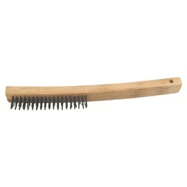 Enkay 1651 Wire Brush 3x19 Rows Long Wood Handle