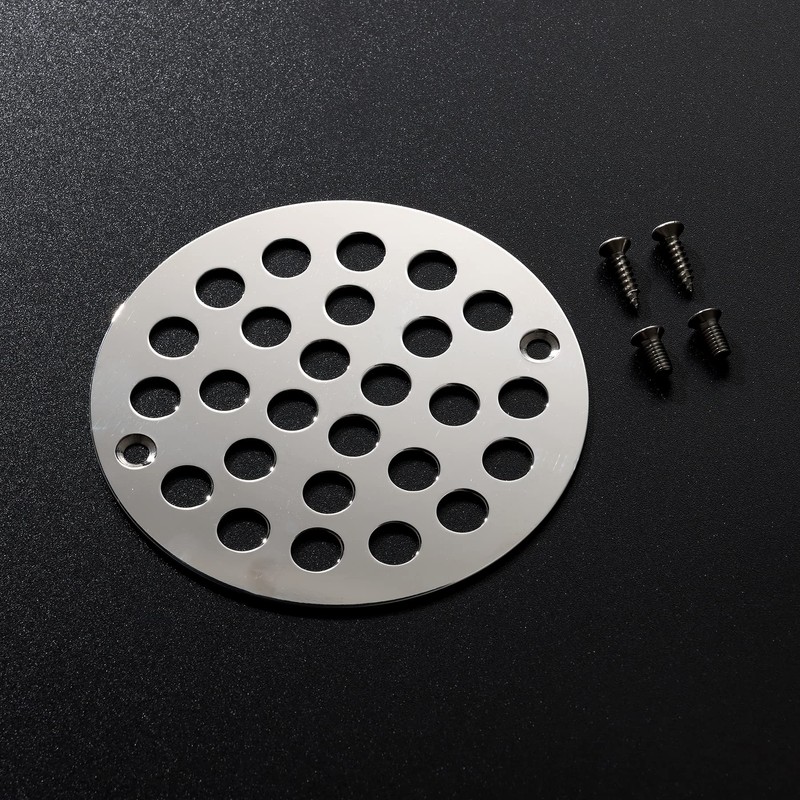 Evangeline 4 Inch Shower Drain Cover Replacement Bathroom Grate Drain