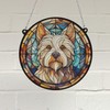 Image Industry West Highland Terrier Stained Glass Effect Suncatcher -