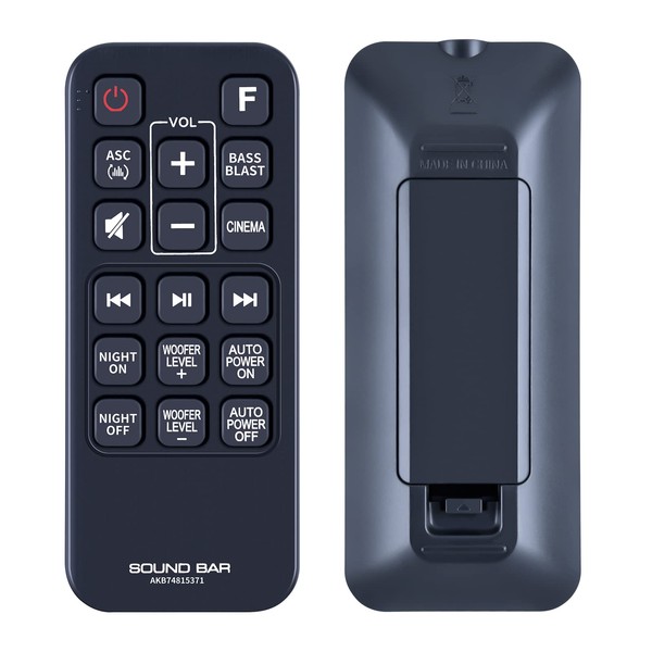AKB74815371 Replacement Remote Control for LG Wireless Sound Bar, Compatible