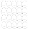 FANGULU 24PCS Stainless Steel Mason Jar Wire Hangers 3.9″×2.6″ Regular