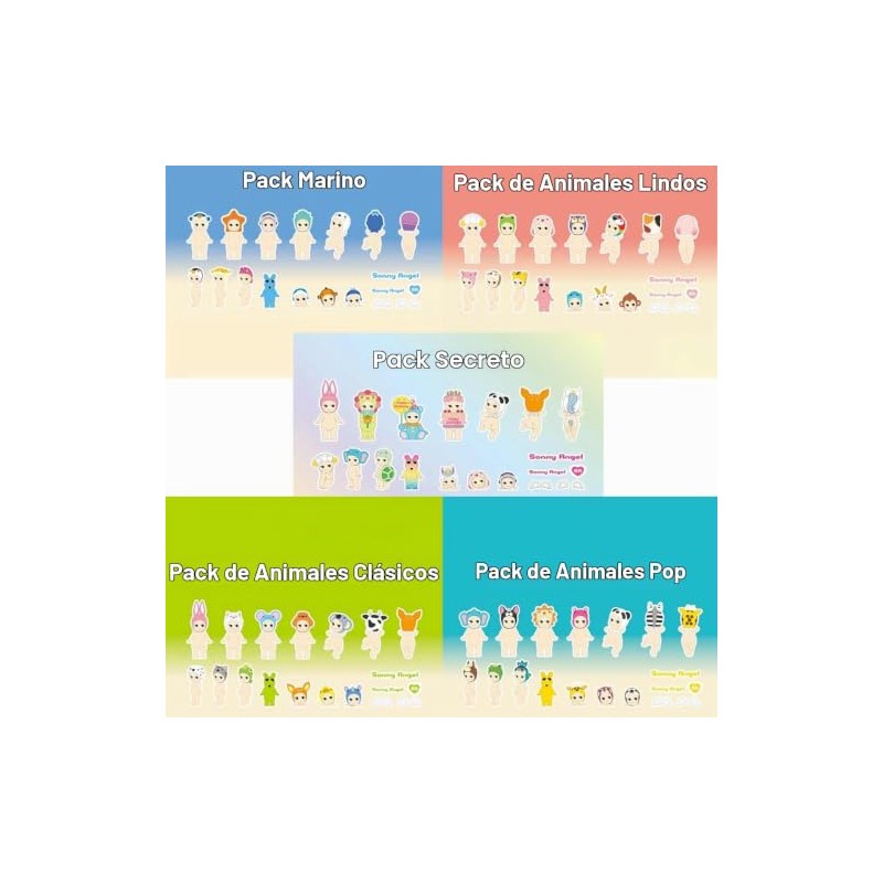SONNY ANGEL Sticker Pack Serie 1 - Caja de 20