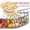 Webake 1.2 Quart Enamelware Popcorn Bowls for Family Movie Night,