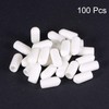 TA-VIGOR 100Pcs Rubber End Caps, 5mm ID Round Flexible Screw