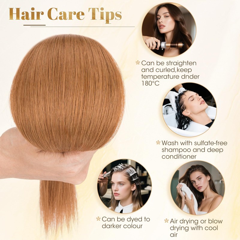 Rich Choices Hair Extensions Clip in Real Human Hair 6Pcs