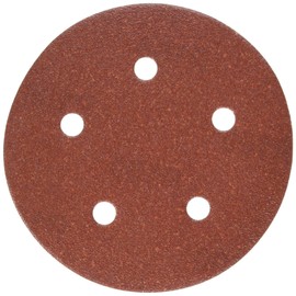 PORTER-CABLE 735501005 5-Inch 100 Grit Five-Hole Hook & Loop Sanding Discs (5-Pack)