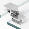 4 Pcs Glass Door Hinge 90 Degree Double Side Shower