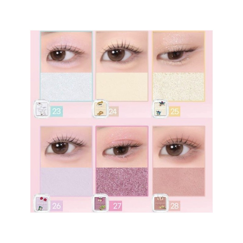 COLORGRAM Single Cube Eyeshadow 1.7~1.8g [COLORGRAM X SHINCHAN Limited Special],