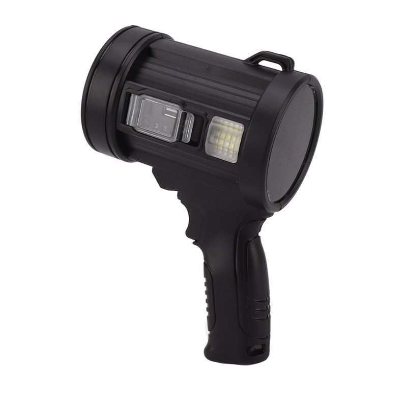 Solar Handheld Spot Light Multifunction Waterproof Super Bright Emergency Spotlight