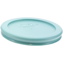 Pyrex 12 Colored Plastic Lids, Made in USA: Jade Dust Green, Turquoise, Blue Cornflower, Muddy Aqua, Refrigerator, Freezer, Microwave & Dishwasher Safe, BPA Free