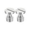 PATIKIL 3/8"-16 Thread 15.5mm Length Camera Quick Release Screw Tripod