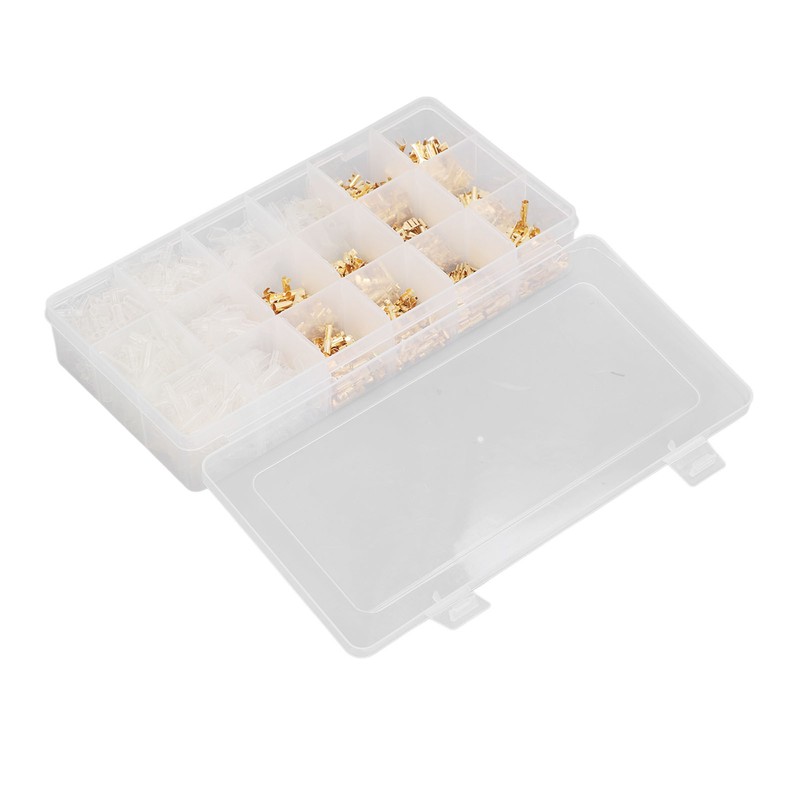 1000Pcs Male Female Blade Terminal Set Flame Retardant PVC Insulated