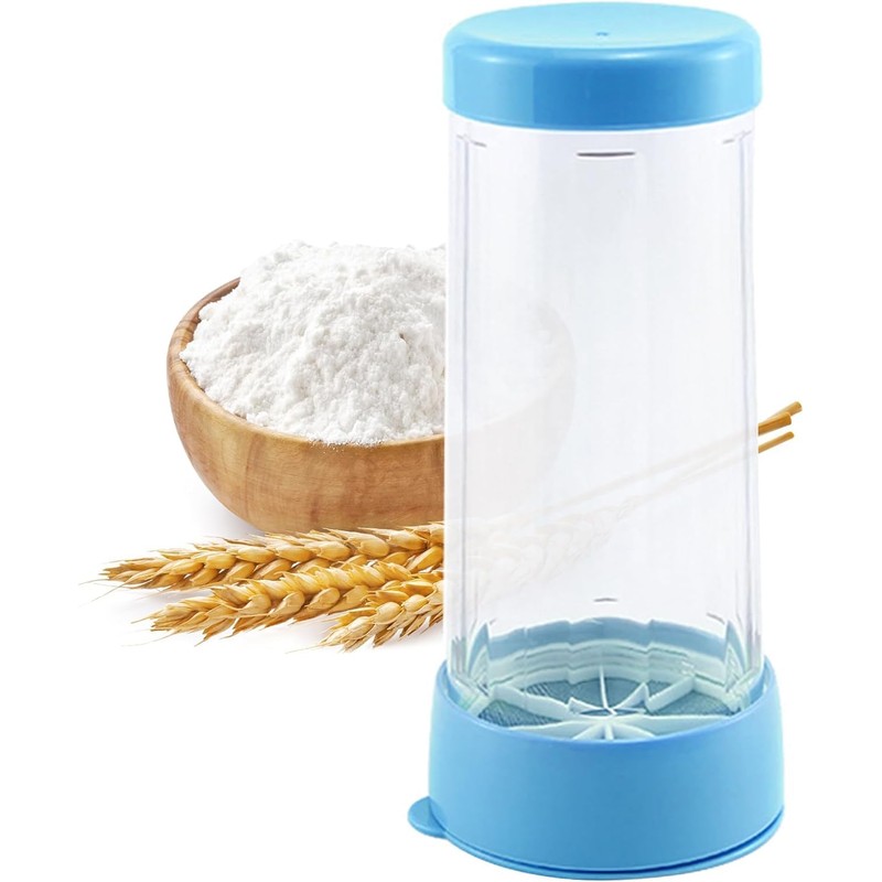 Flour Sifter,Sifter for Baking,Powdered Sugar Shaker Duster,Flour Duster for Bread