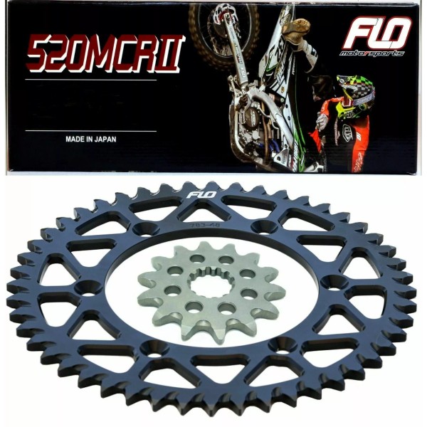 Flo Motorsports Kawasaki KX250F Sprocket Set / Chain Combo Kit