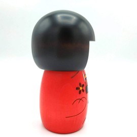 Kokeshi Doll - Child Red
