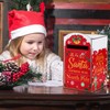 Chinco Christmas Mailbox Letters to Santa Mailbox Christmas Decorations Christmas