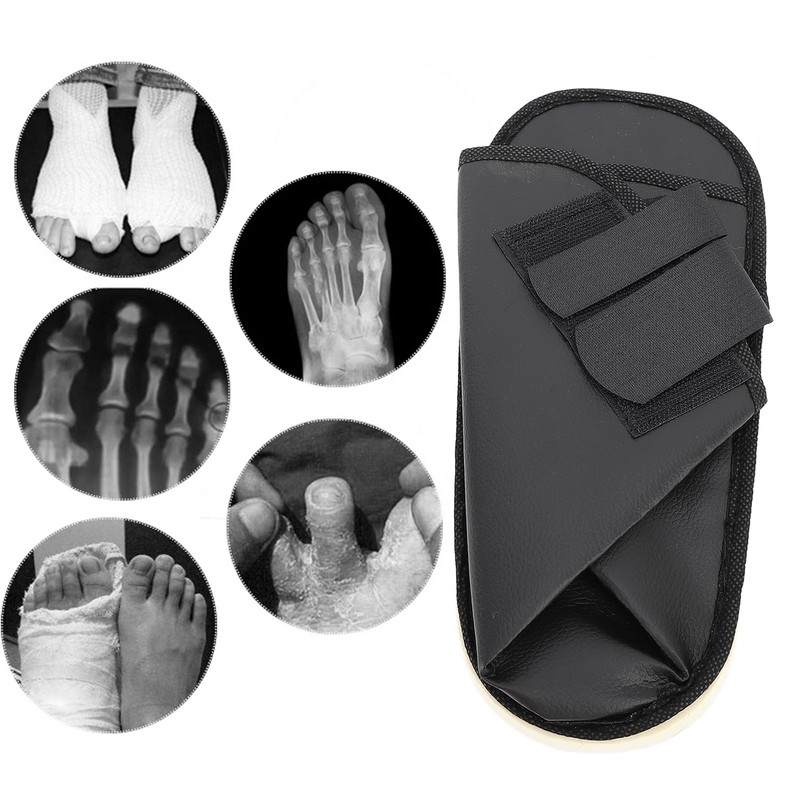 Cast Shoe Open Toe Adjustable Stable Faux Leather Walking Cast