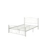 ROCKRAIN Full Size Metal Bed Frame: Modern Unique Flower Sturdy