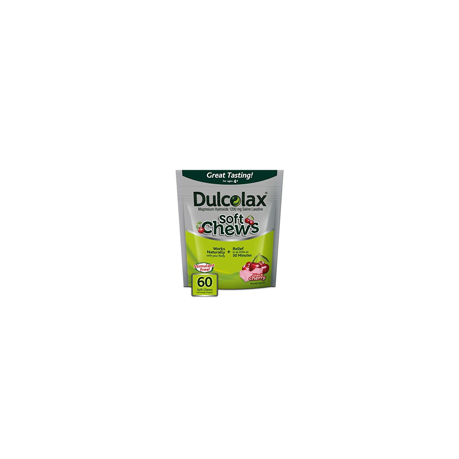 Dulcolax Soft Chews Saline Laxative Gentle Constipation Relief