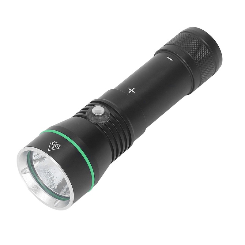 Diving Flashlight Super Bright Flashlight 1200LM Aluminum Alloy IPX8 Waterproof