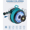 ENEACRO Retractable Garden Hose Reel with Wall Mount 1/2"×100ft with