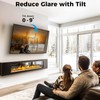 UL Listed Tilting Low Profile TV Wall Mount - Holds