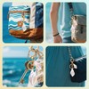 Seashell Purse Charm for Keys Handbags Beach Keychains for Women
