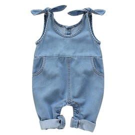LAPA Baby Boy Girls Outfit Infant Denim Romper Jumpsuit Newborn Jeans Overalls