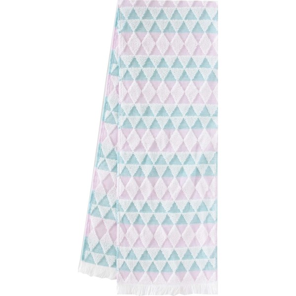 Seikan Cool Towel Cooling Pile Scarf, Pink, Approx. 6.3 x 35.4 inches (16 x 90 cm), ECO de Cool Diamond CLDM-100 PI
