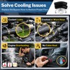 2 Pack Molded Coolant Hoses Kit, Compatible with Ford/Gates 22038