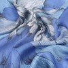 RIIQIICHY Women's Scarf, 100% Silk, Square, Office Uniform Scarf, blue