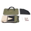 Pawer 45”×24” 8-Panel Foldable Pet Playpen, Olive+Beige, Personalize Embroidery Extra
