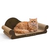 DWCN 26" Large Cat Scratcher Bed, Durable Cardboard Cat Couch
