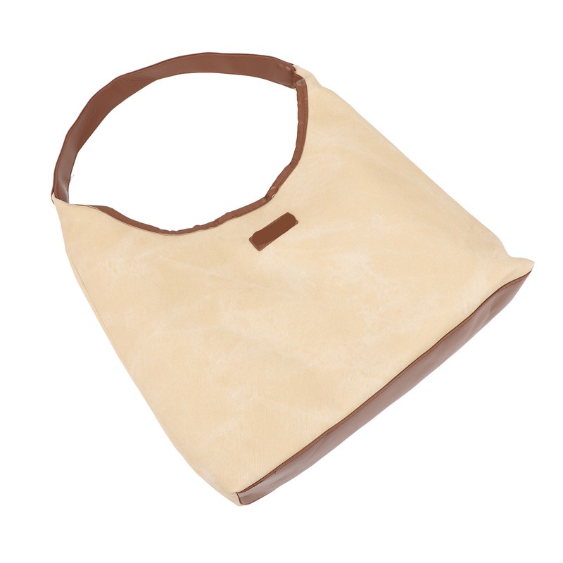Shoulder Bag for Women Soft PU Leather Minimalistic Top Handle