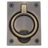 Baldwin 0395050 General Hardware Satin Brass and Black Flush Pull