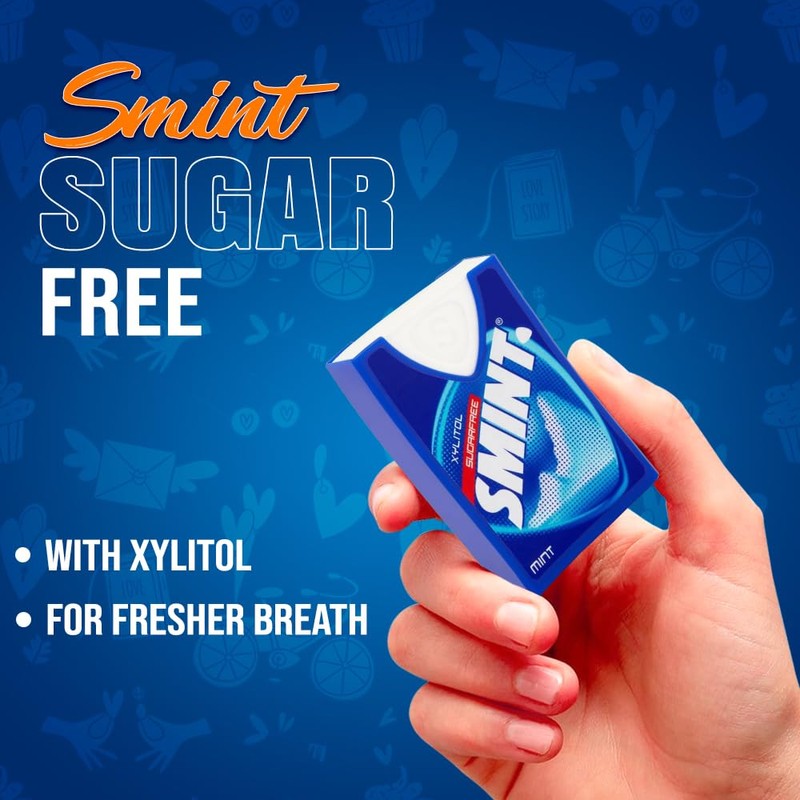 Smints Mint Sugar Free Mints 8g Pack of 6 Sold
