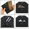 Piriuuo PU Leather Cash Envelope Wallet - Reusable Money Wallet