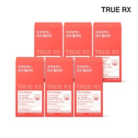 TrueRX Rich Collagen 6 boxes, 84 packets, 12 weeks of intensive collagen care / 트루알엑스 리치콜라겐 6박스 84포 12주분 콜라겐 집중관리 구성