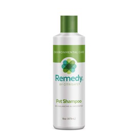 CitriSafe Remedy Pet Shampoo with Shea Moisture - All Natural, Dry Skin and Itch Relief - Cleans, Deodorizes and Conditions - 16oz