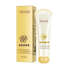 EELHOE Honey tearing mask Peel, oil control blackhead remover honey tearing peel mask, moisturizing mud mask for men and women,Caberi soft smooth - Color: 2pcs