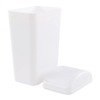 Esdiplot 14 Liter Plastic Trash Can with Swing Lid, Slim
