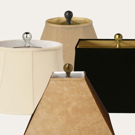 Royal Designs Small Ball Lamp Finial for Lamp Shade- Polished Brass